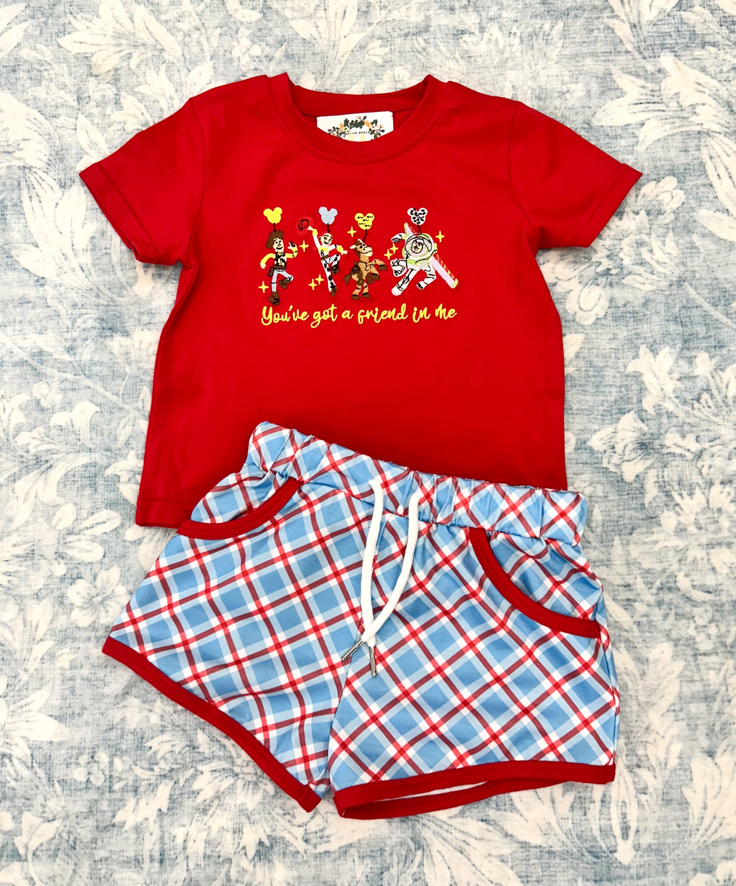 BOYS YOU'VE GOT A FRIEND IN ME SHORT SET