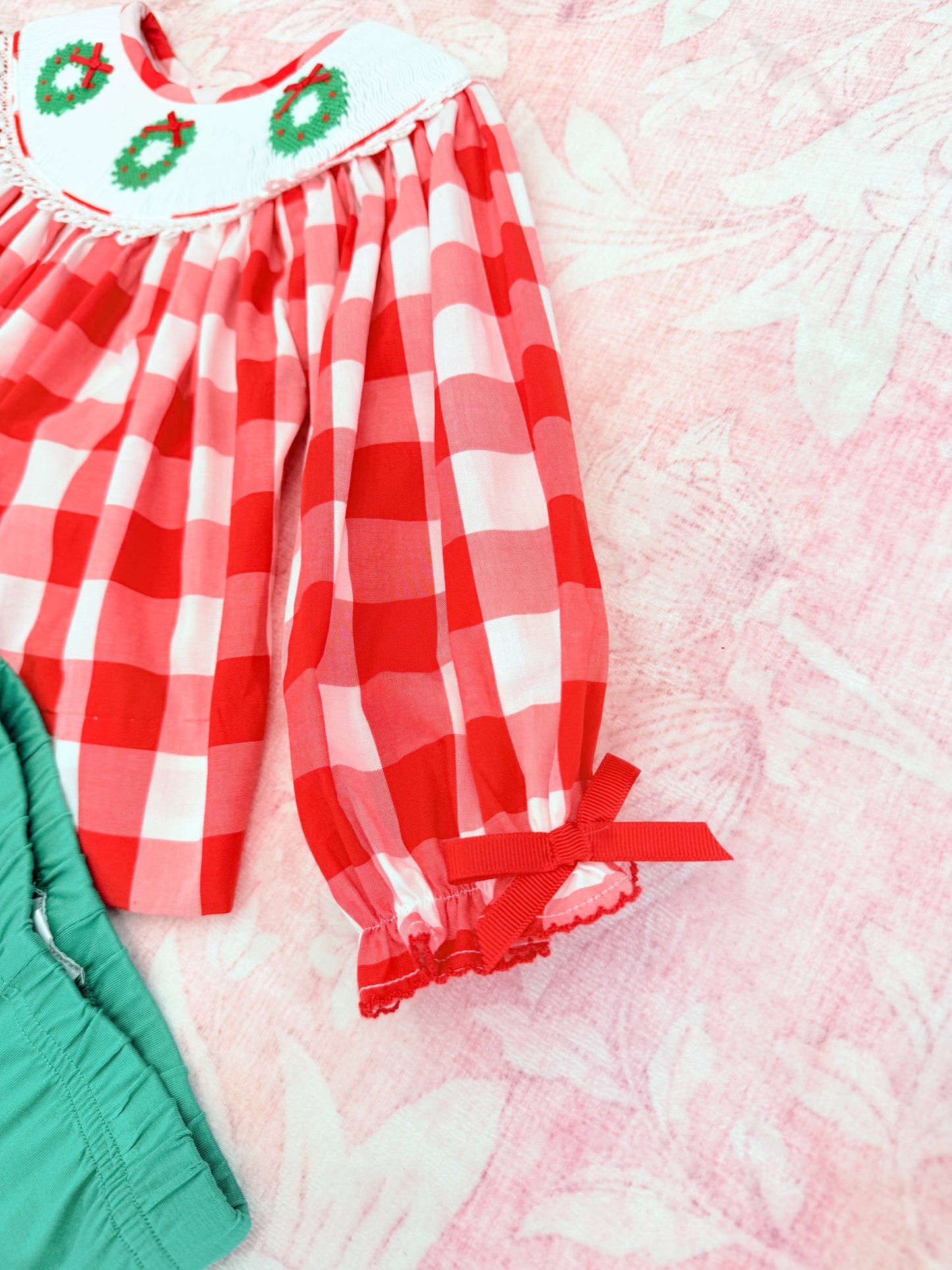 DECK THE HALLS GIRL PANT SET