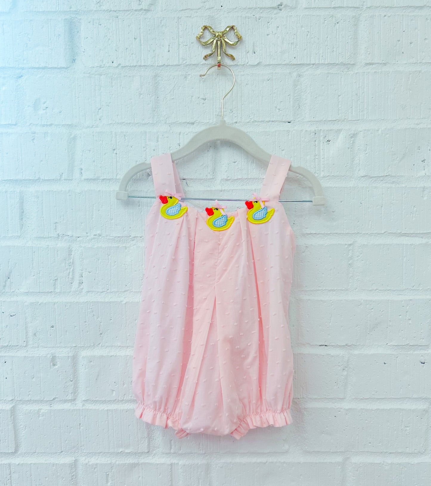 GIRL SWISS DOT DUCK BUBBLE