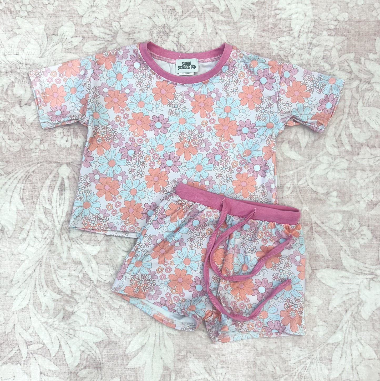 GIRLS LOUNGE SETS - FLORAL