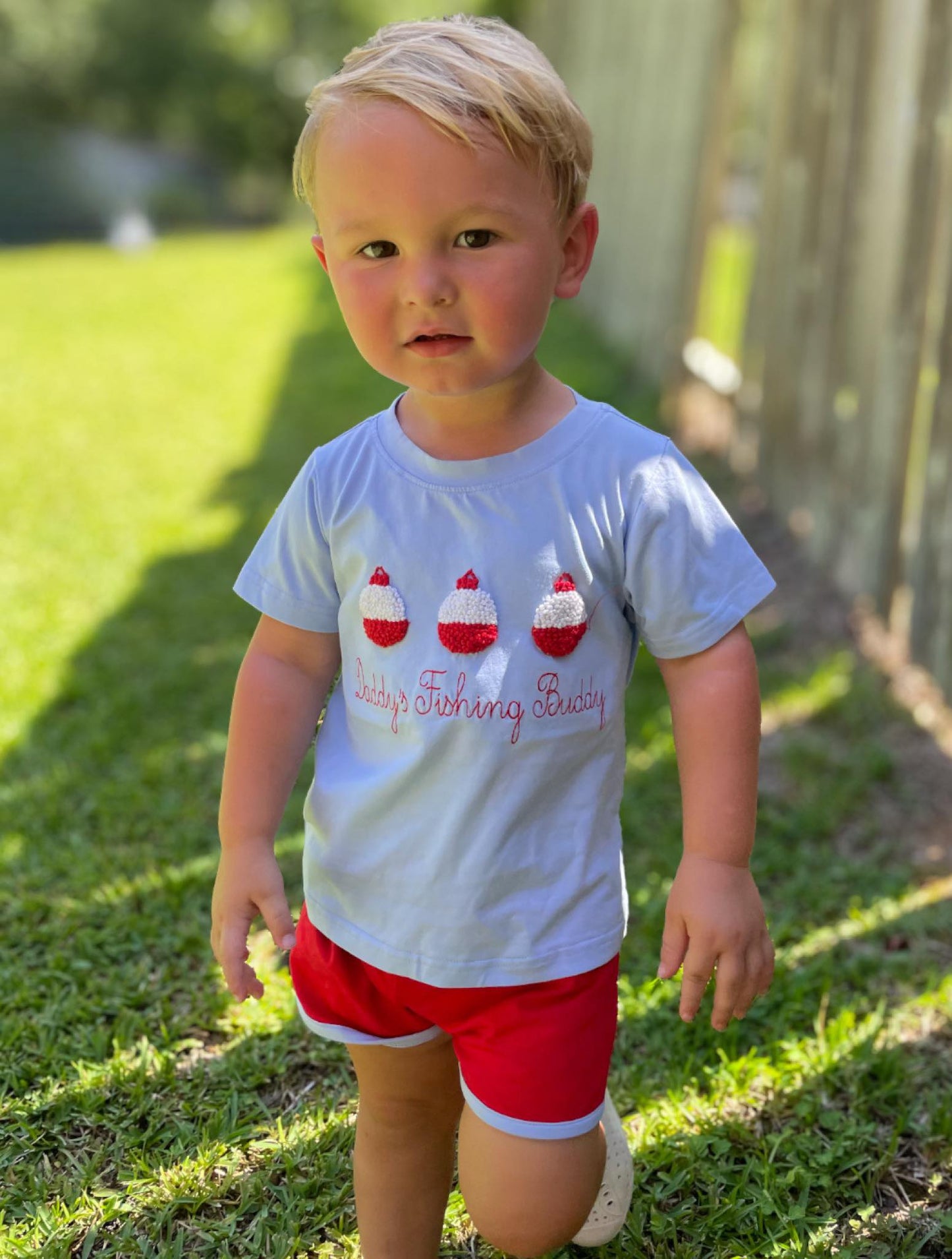 FRENCH KNOT BOBBERS BOY SHORT SET