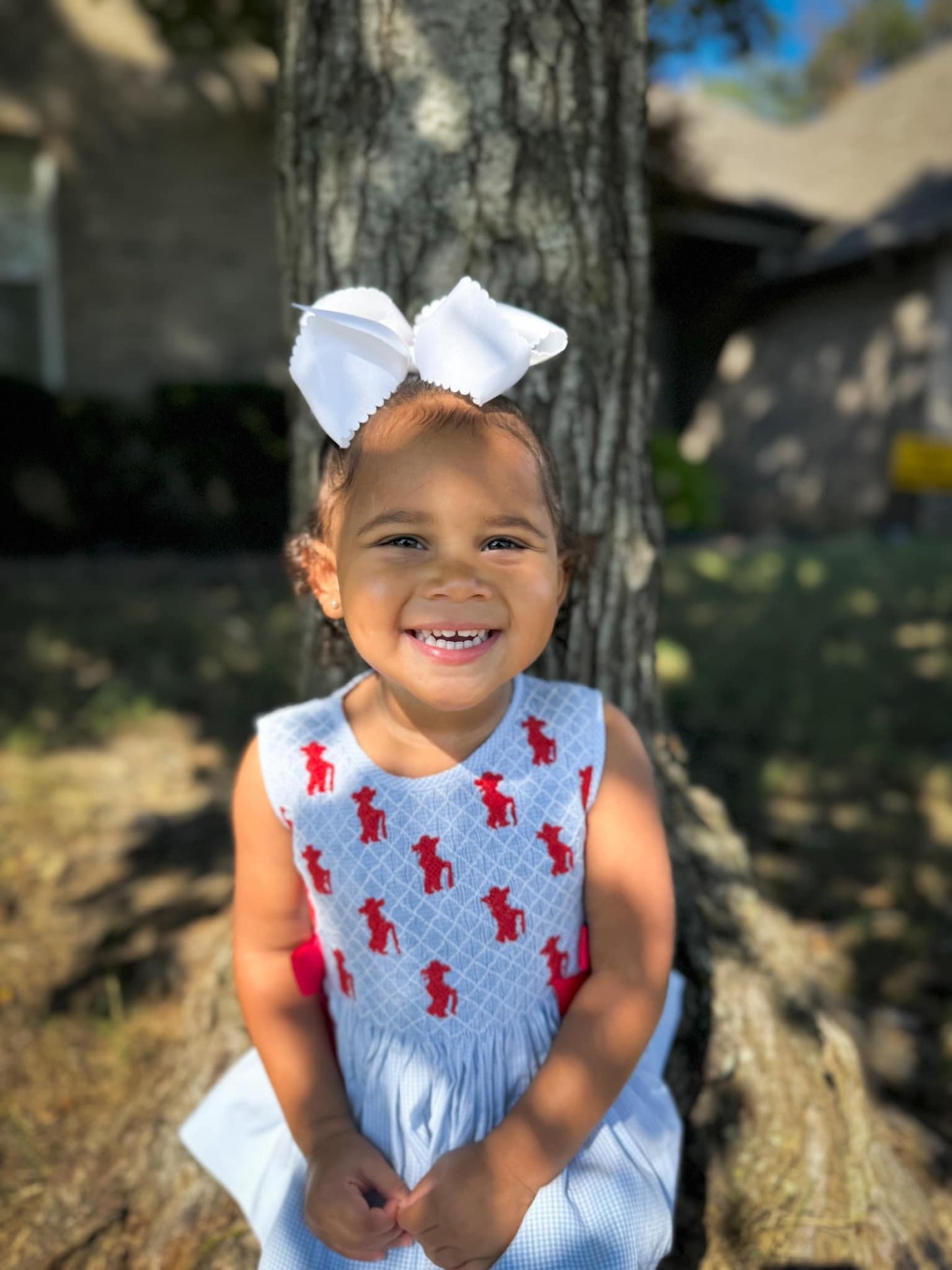 REB GEO SMOCK BLOOMER SET