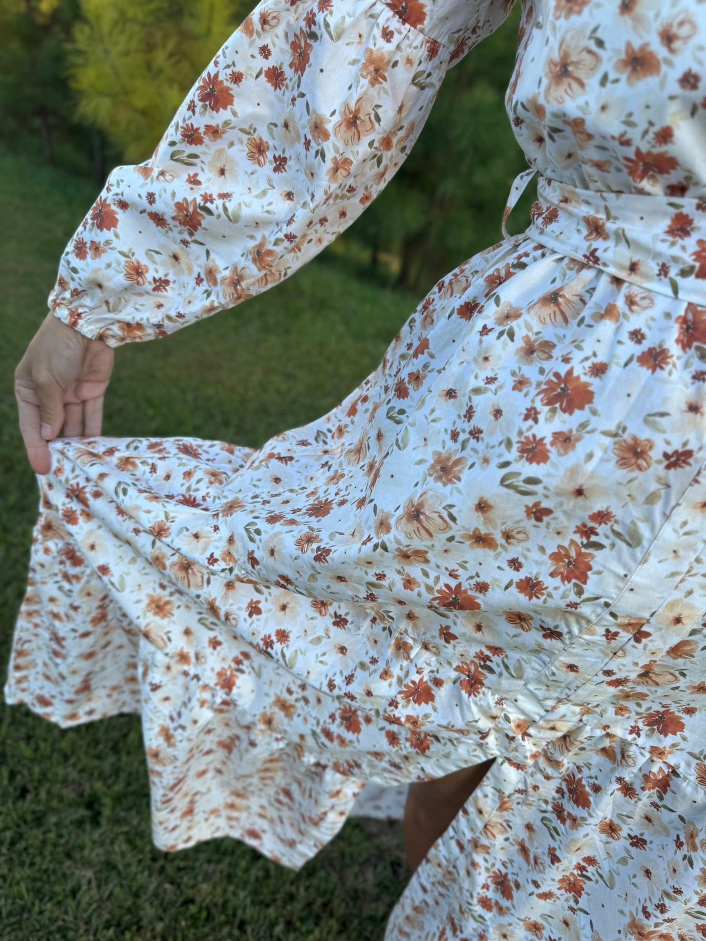 FALL NEUTRALS FAMILY MOM DRESS