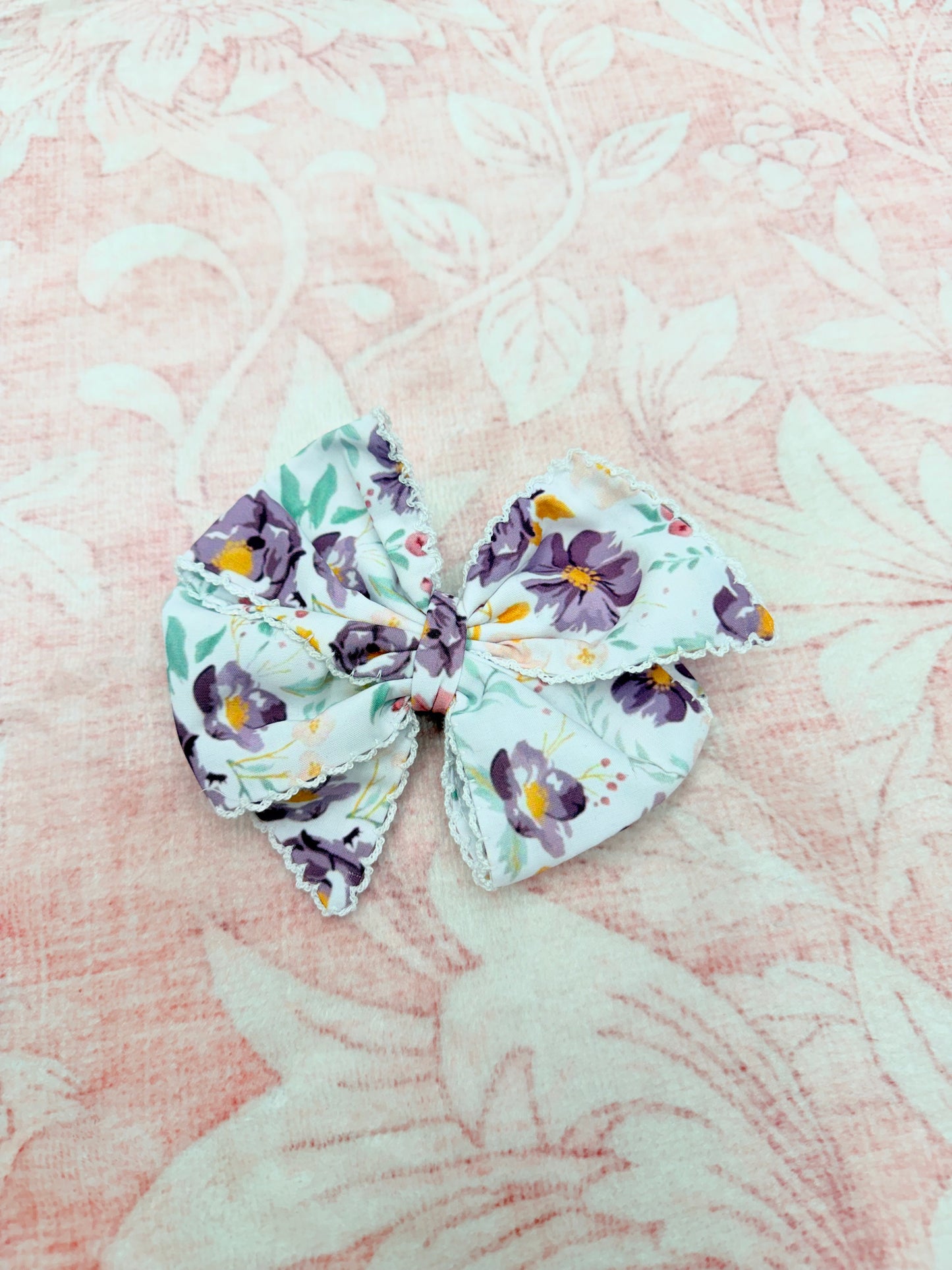 AUTUMN FLORAL BOW
