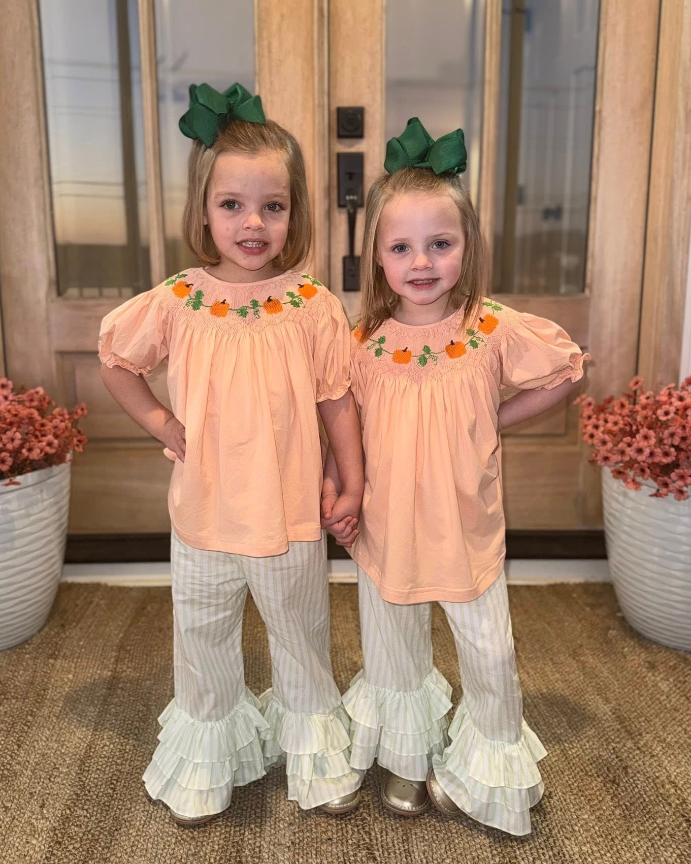 MEGAN'S PUMPKINS GIRL PANT SET