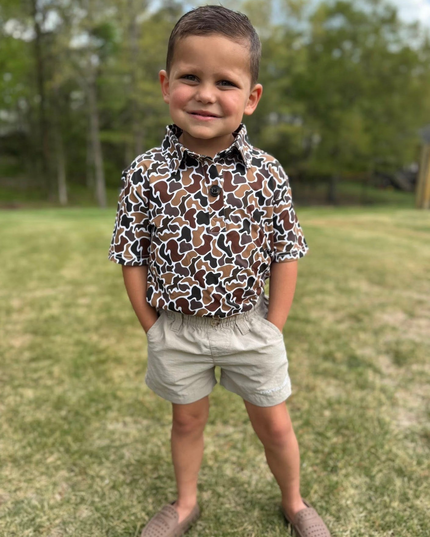 DUCK CAMO POLO
