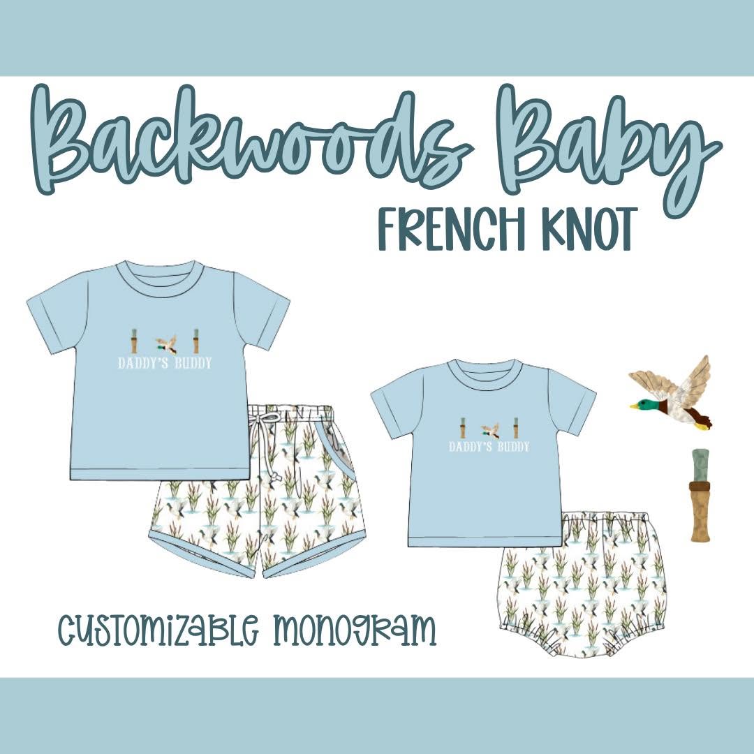 BACKWOODS BABY BOY DIAPER SET