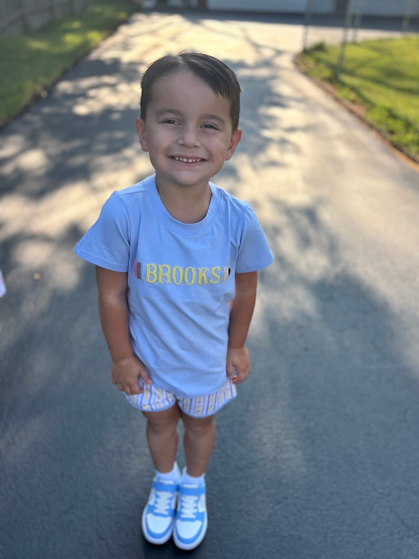 CLASS IN SESSION BOY SHORT SET