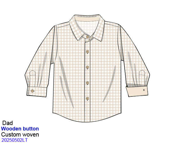 FALL NEUTRALS FAMILY DAD SHIRT