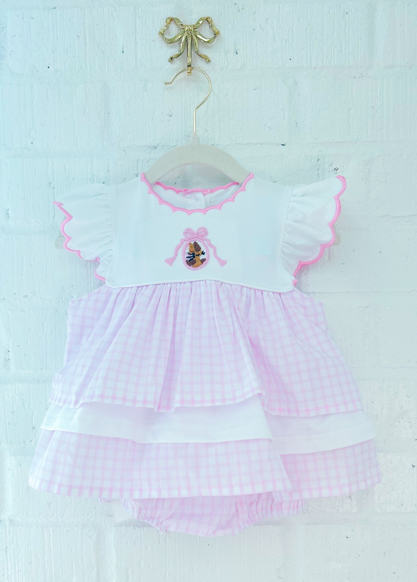 GIRL PETER RABBIT BOW CREST BUBBLE