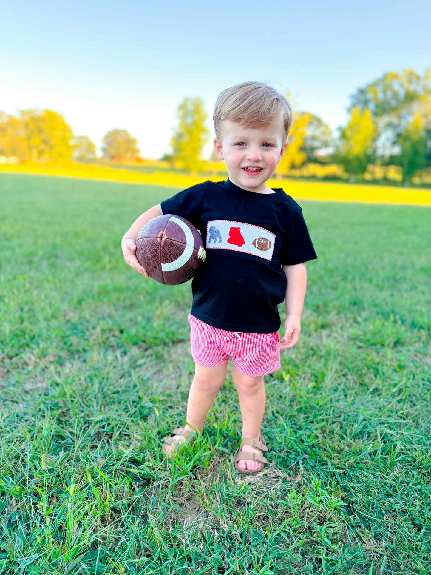 SIC 'EM ON SATURDAY BOY SHORT SET