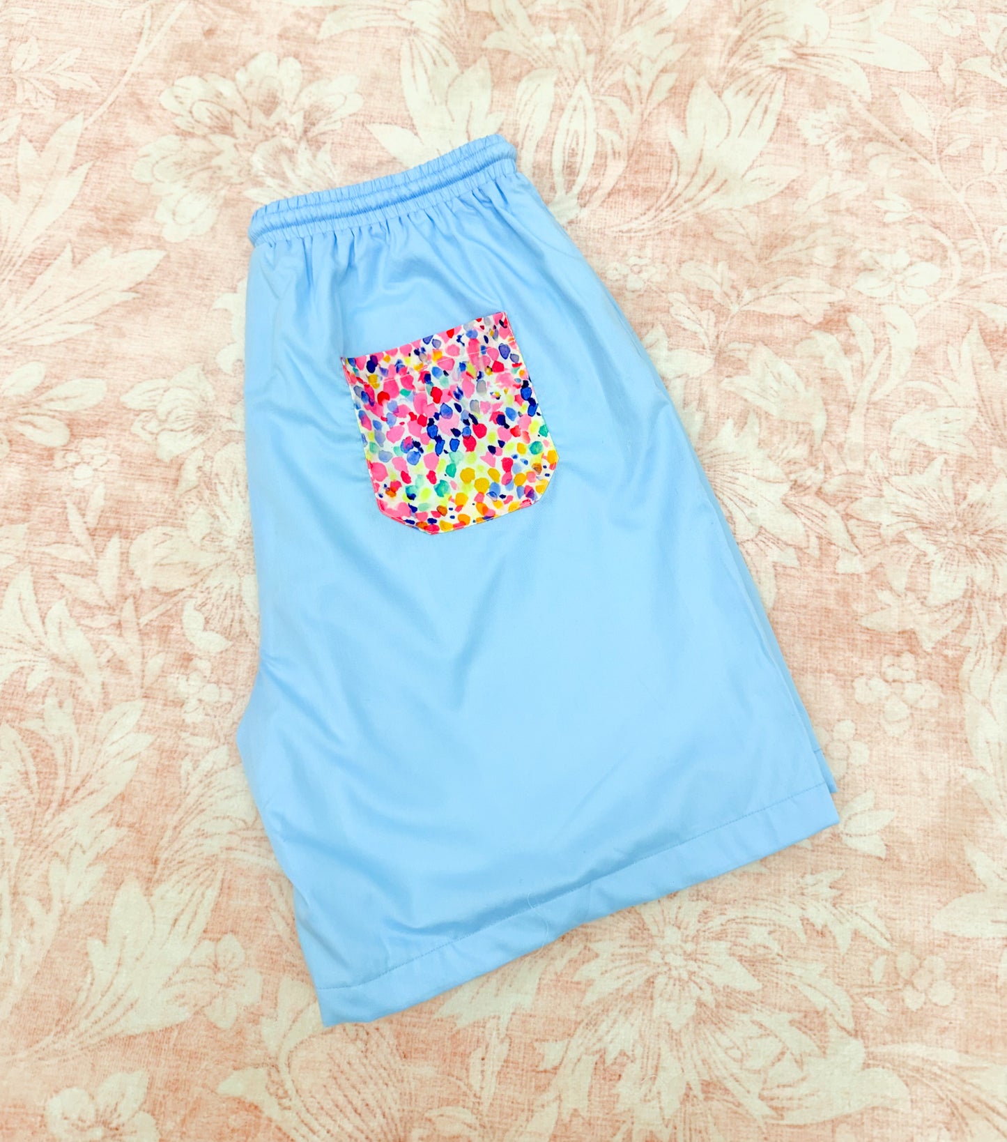 DAD CUSTOM DOT SWIM TRUNKS