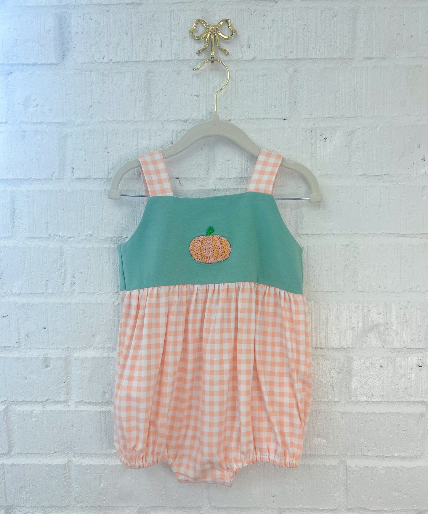 BOY FRENCH KNOT PUMPKIN BUBBLE