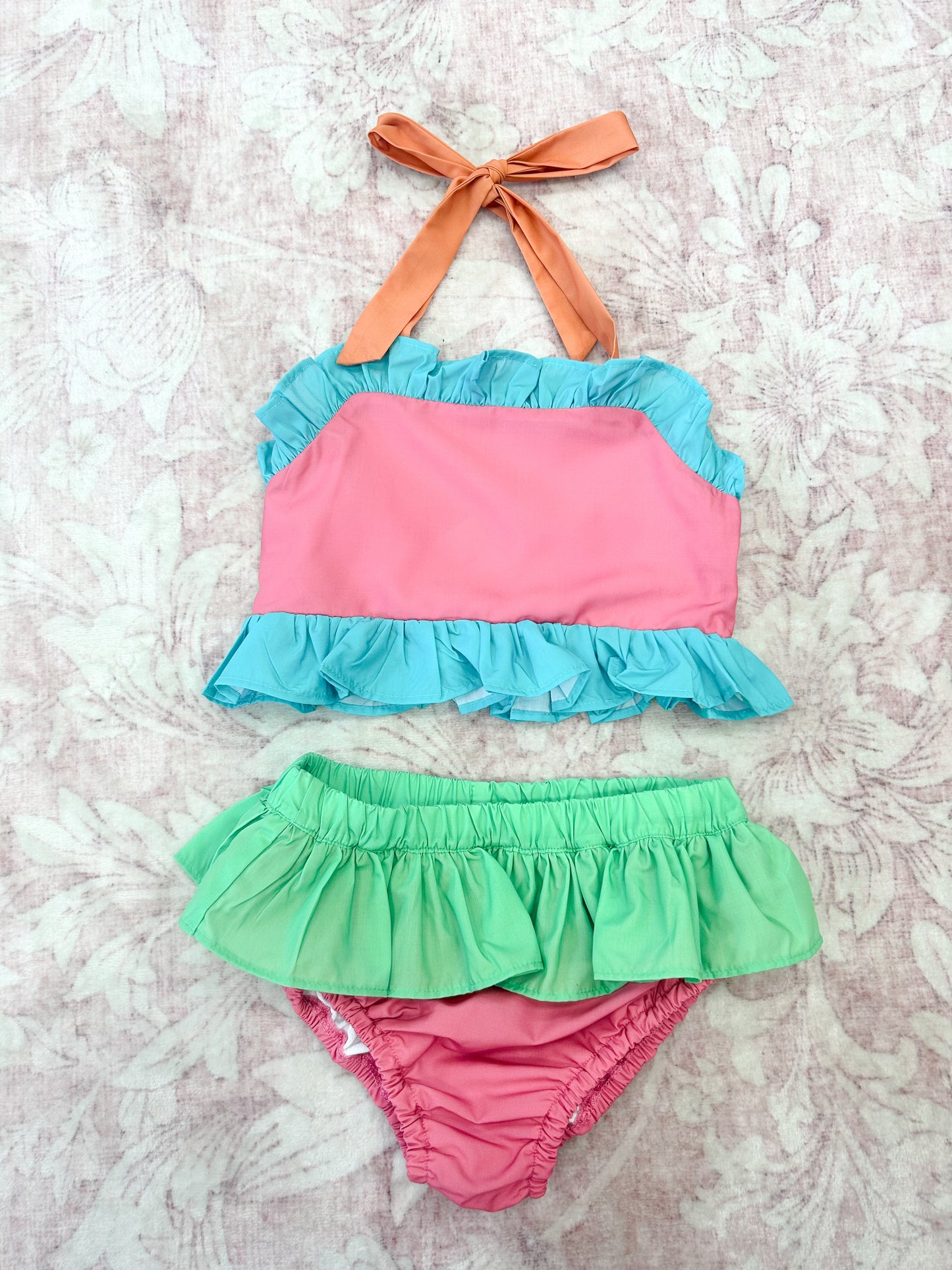 GIRLS BRIGHT SWIM 2PC