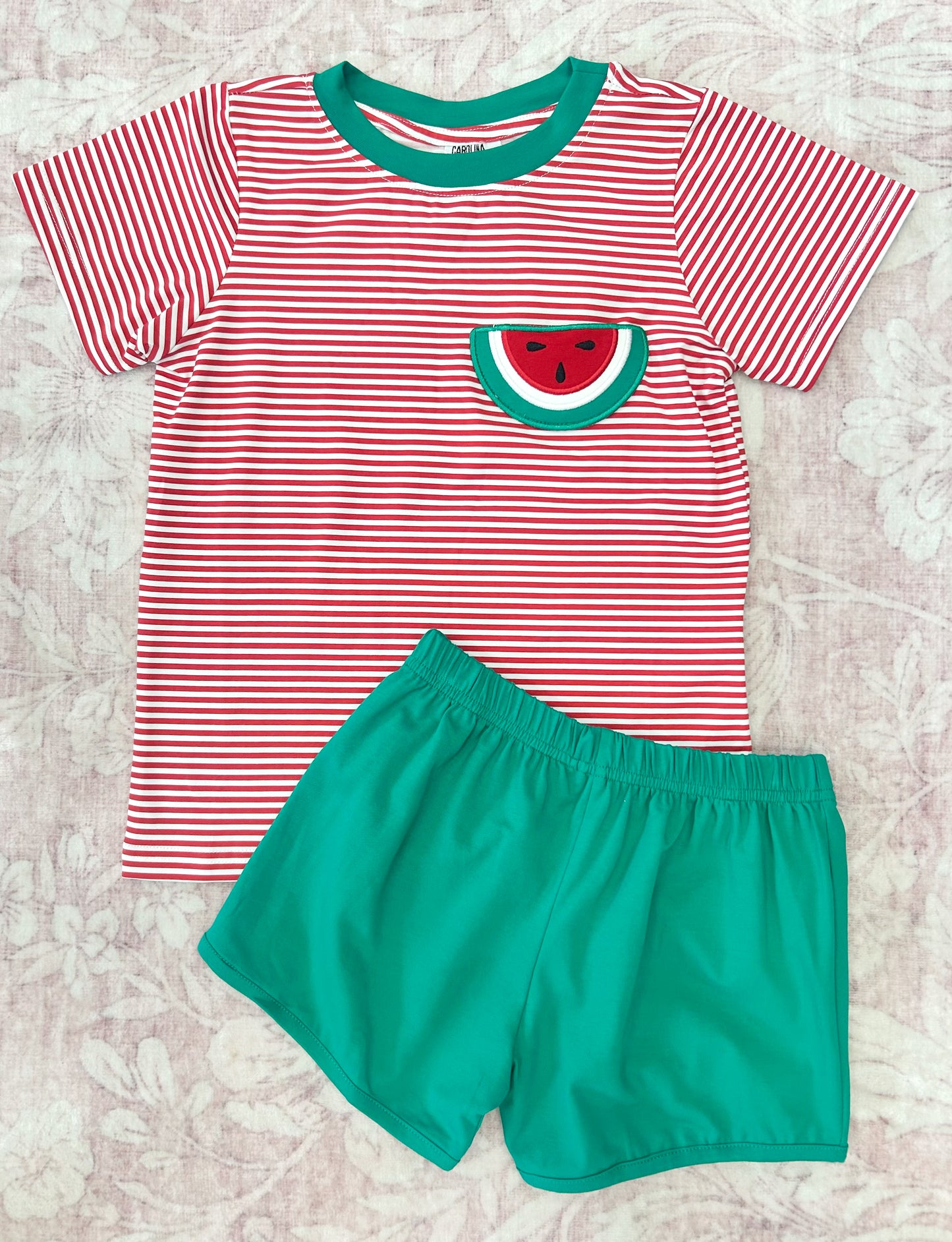 BOYS SWEET WATERMELON SHORTIE SET