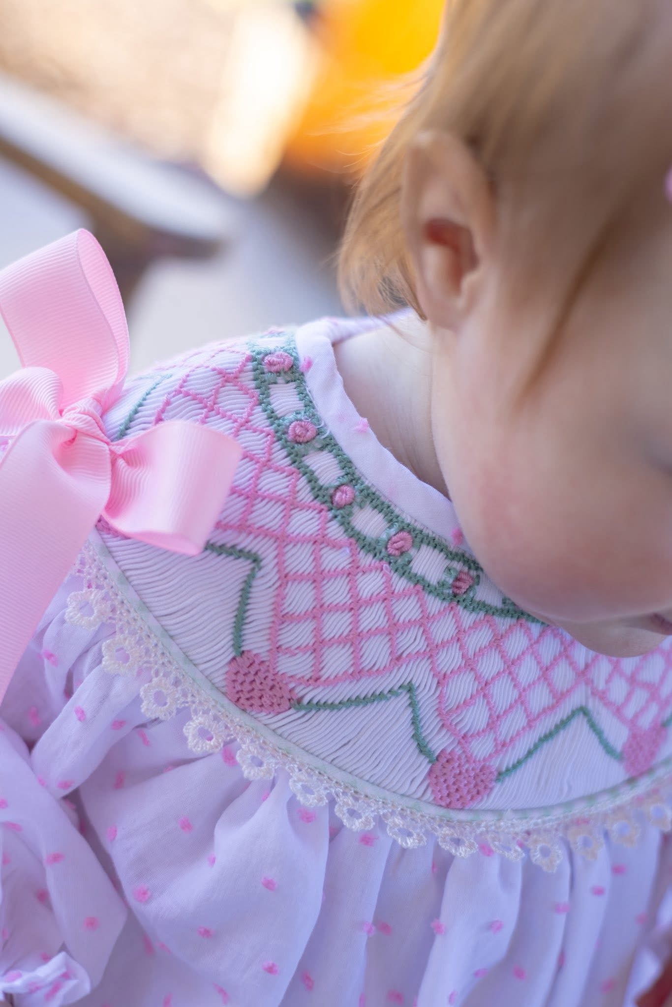 PRETTY PETALS SMOCKED PANT SET