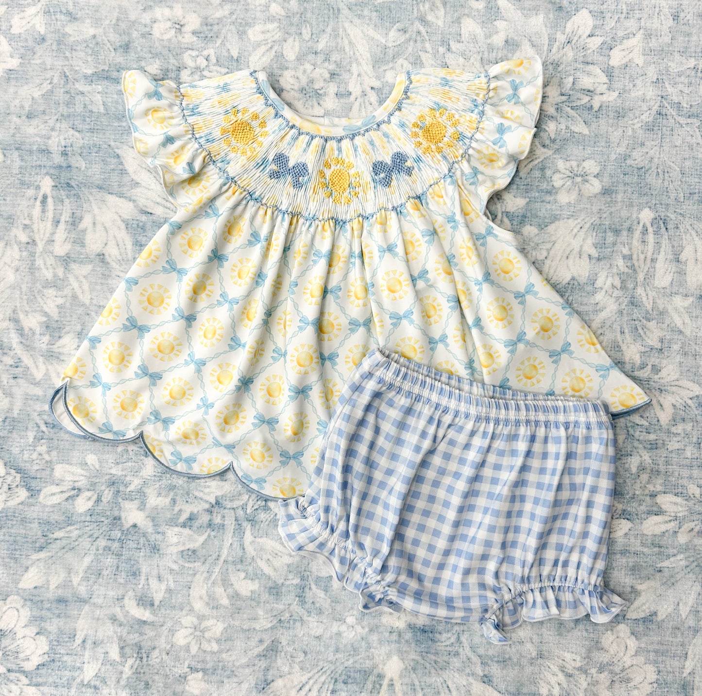 GIRL YOU ARE MY SUNSHINE BLOOMER SET