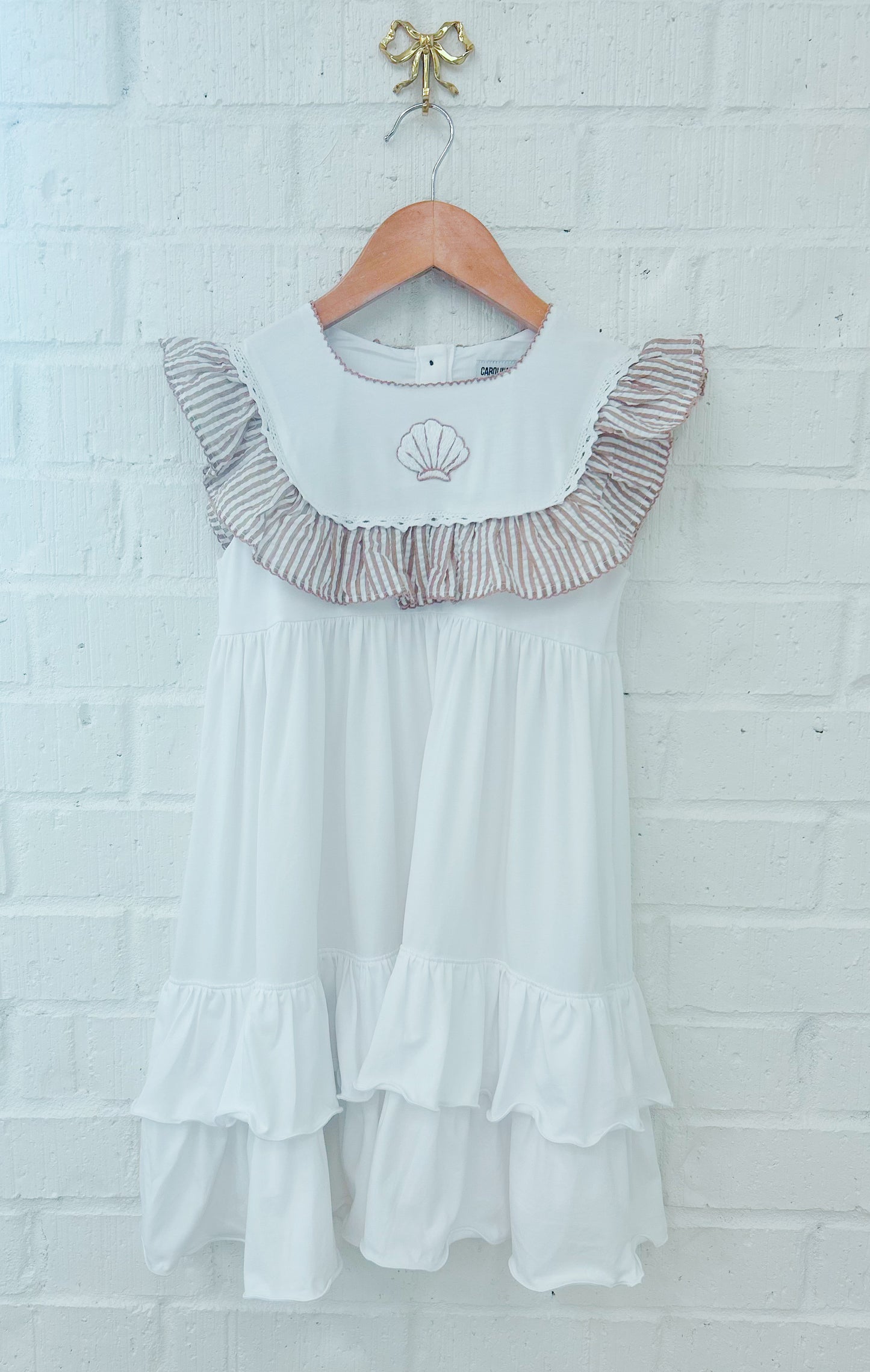 SEERSUCKER SHELLS DRESS