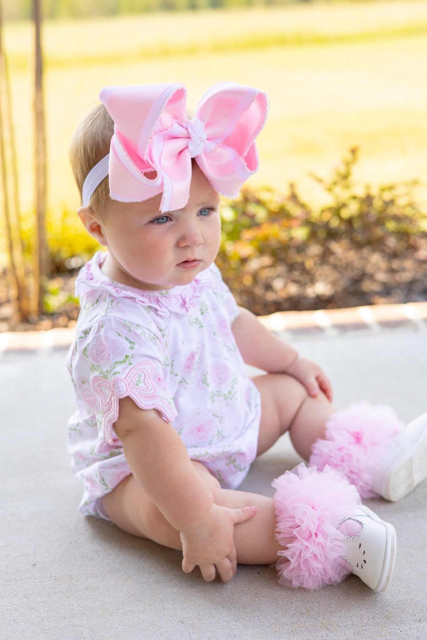 STRIPES & ROSES KNIT GIRL BUBBLE