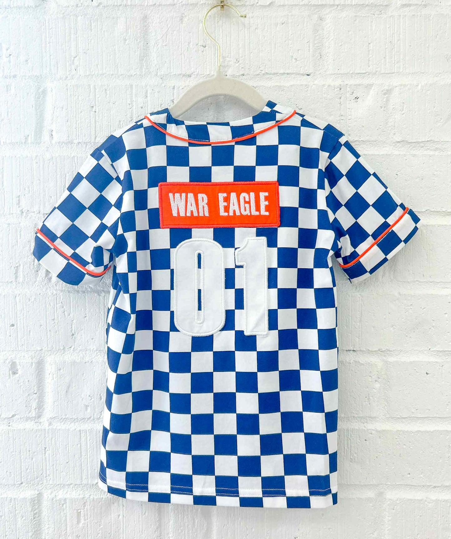 ORANGE & BLUE JERSEY SHIRT