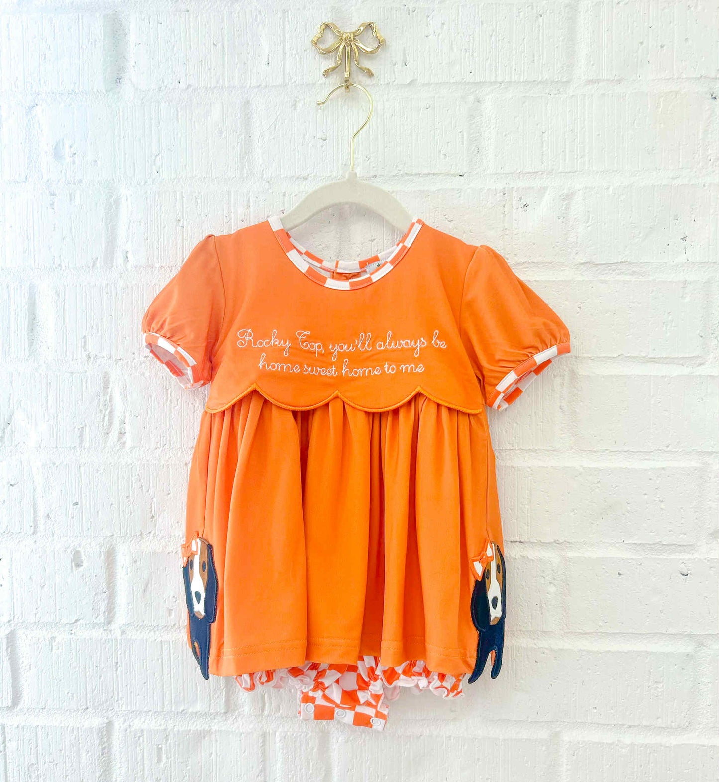 SMOKEY APPLIQUE GIRL BUBBLE