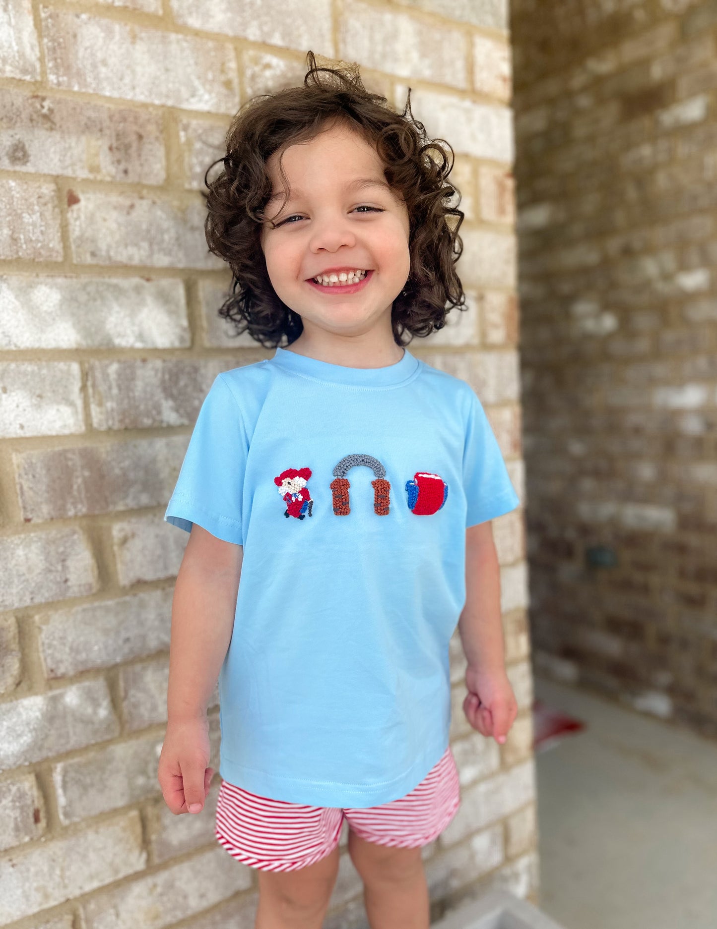 FRENCH KNOT REBEL NATION BOY SHORT SET