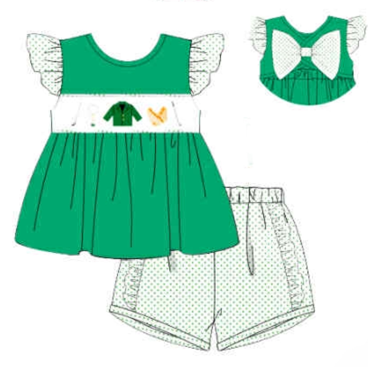 WS PO82: Girls Chasing Birdies Short Set