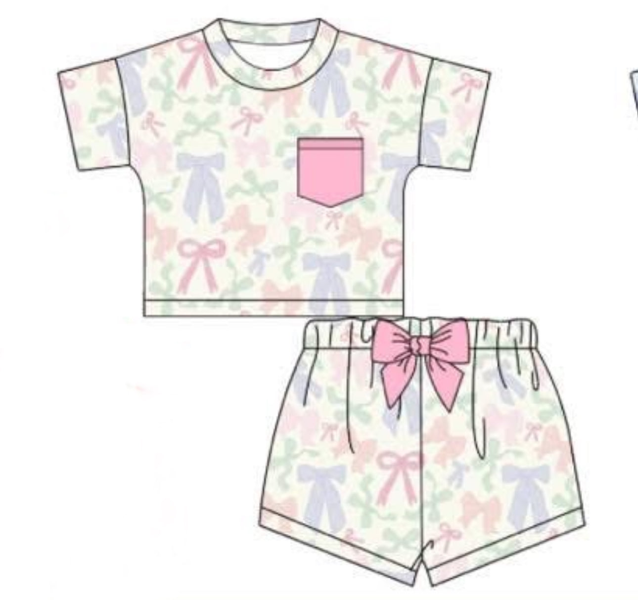 WS Black Friday: Girls Knit Sets Short Set