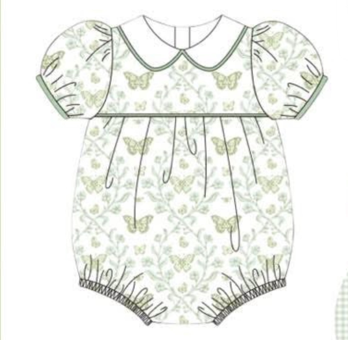 WS Black Friday: Girls Rosie Butterflies & Gingham Bubble