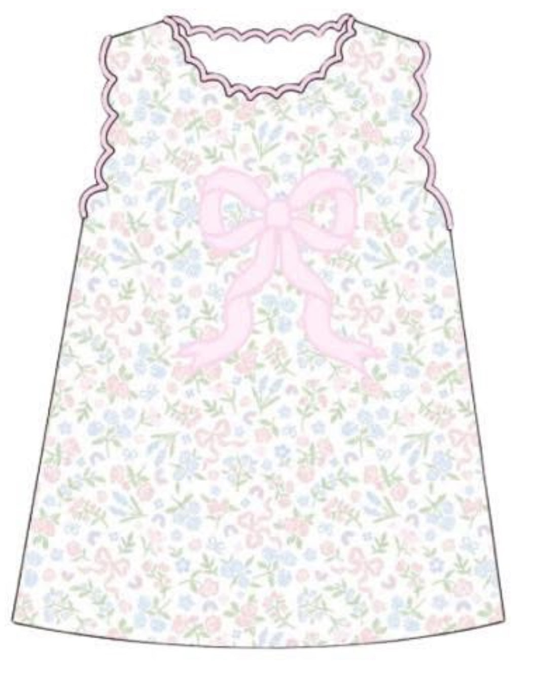 WS Black Friday: Girls Sutton Floral Bow Dress