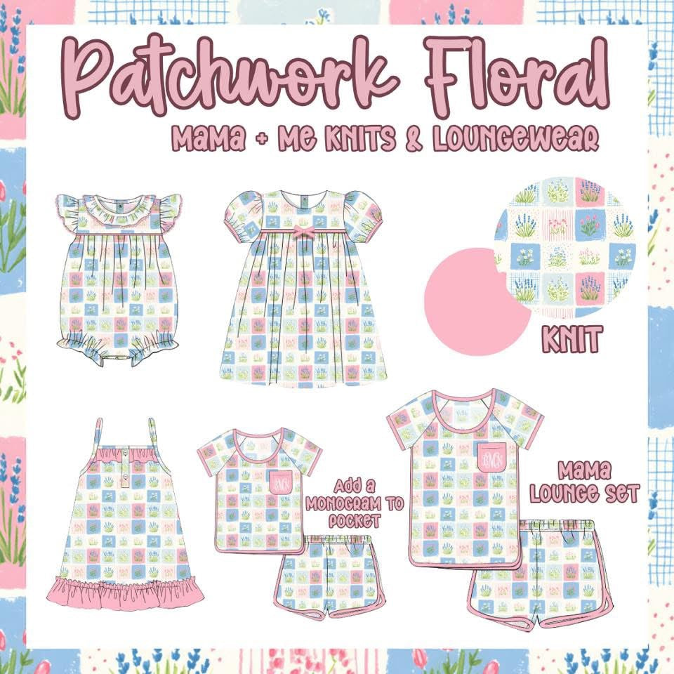 WS PO83: Mama & Me Patchwork Floral Loungewear