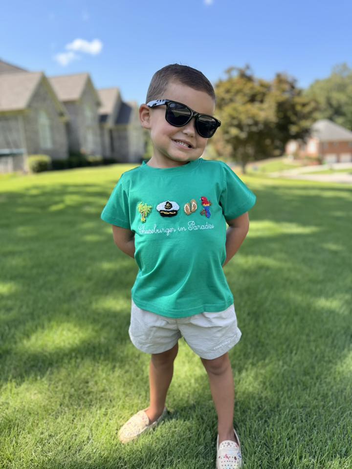 CHEESEBURGER IN PARADISE BOY SHIRT ONLY