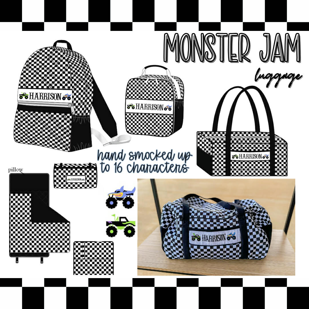WS PO85: Monster Jam Luggage