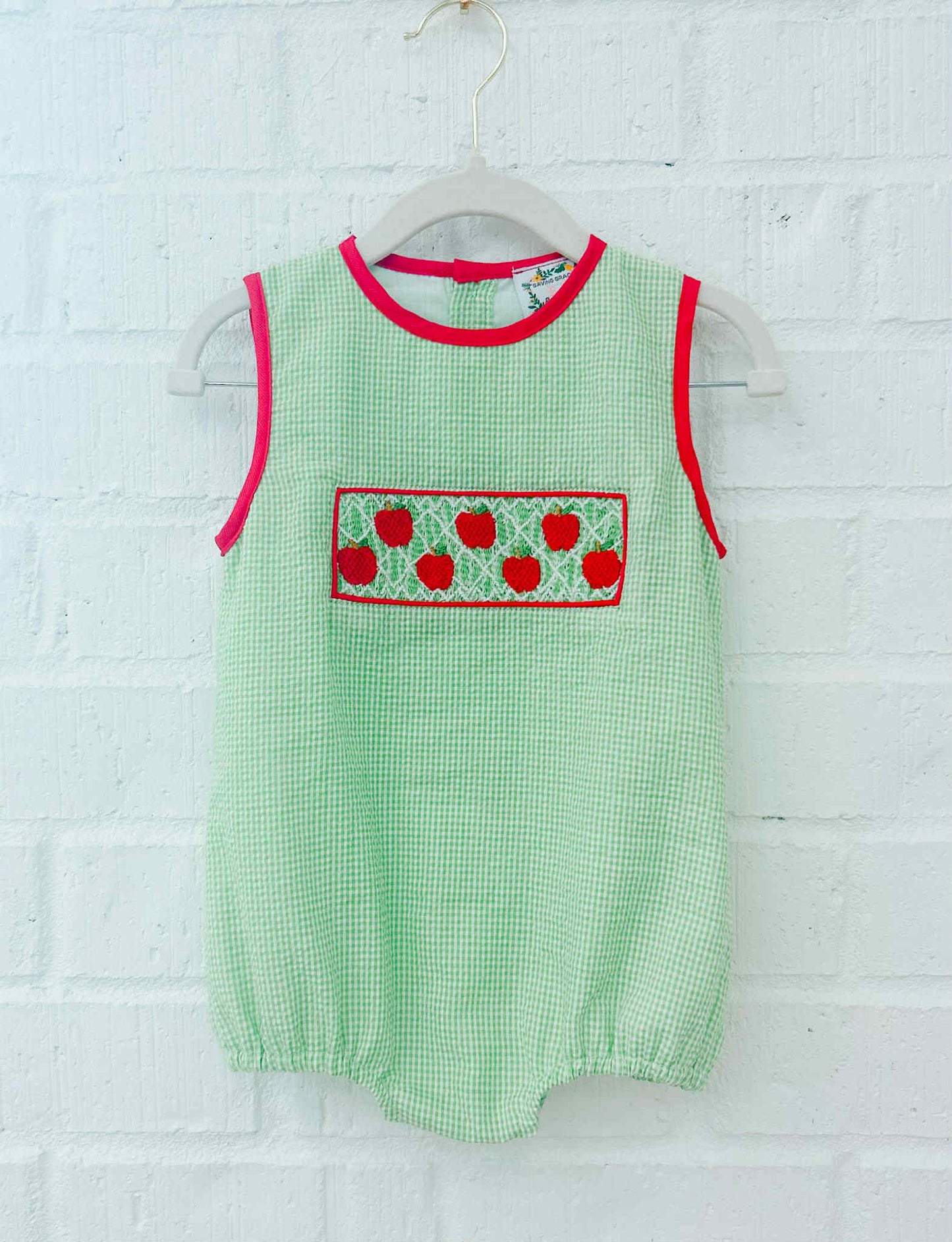 APPLE GEO SMOCKED BOY BUBBLE