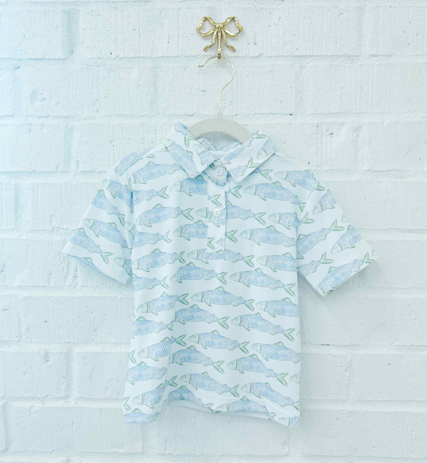 SUMMER OF FISHING BOY POLO