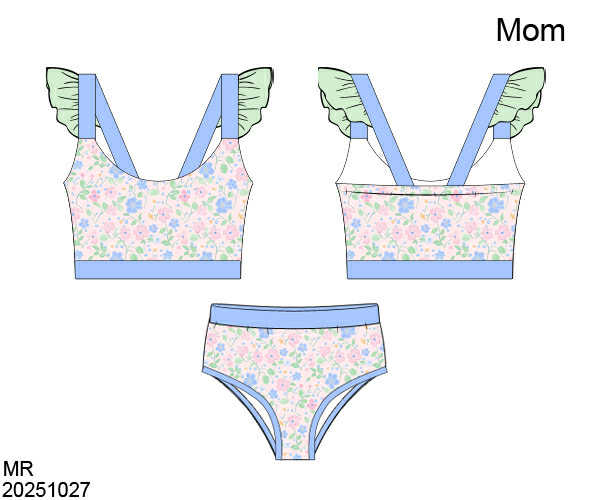 WS PO82: Women’s Cottage Dreams 2pc. Swim