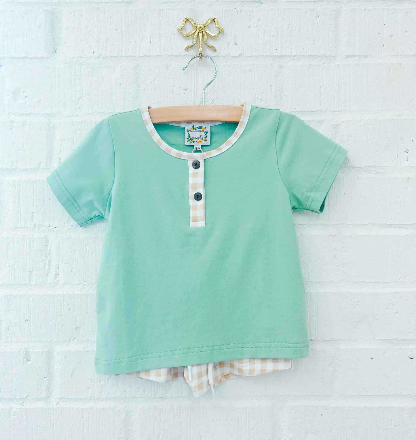 IN THEC GARDEN BOY SHORT SET