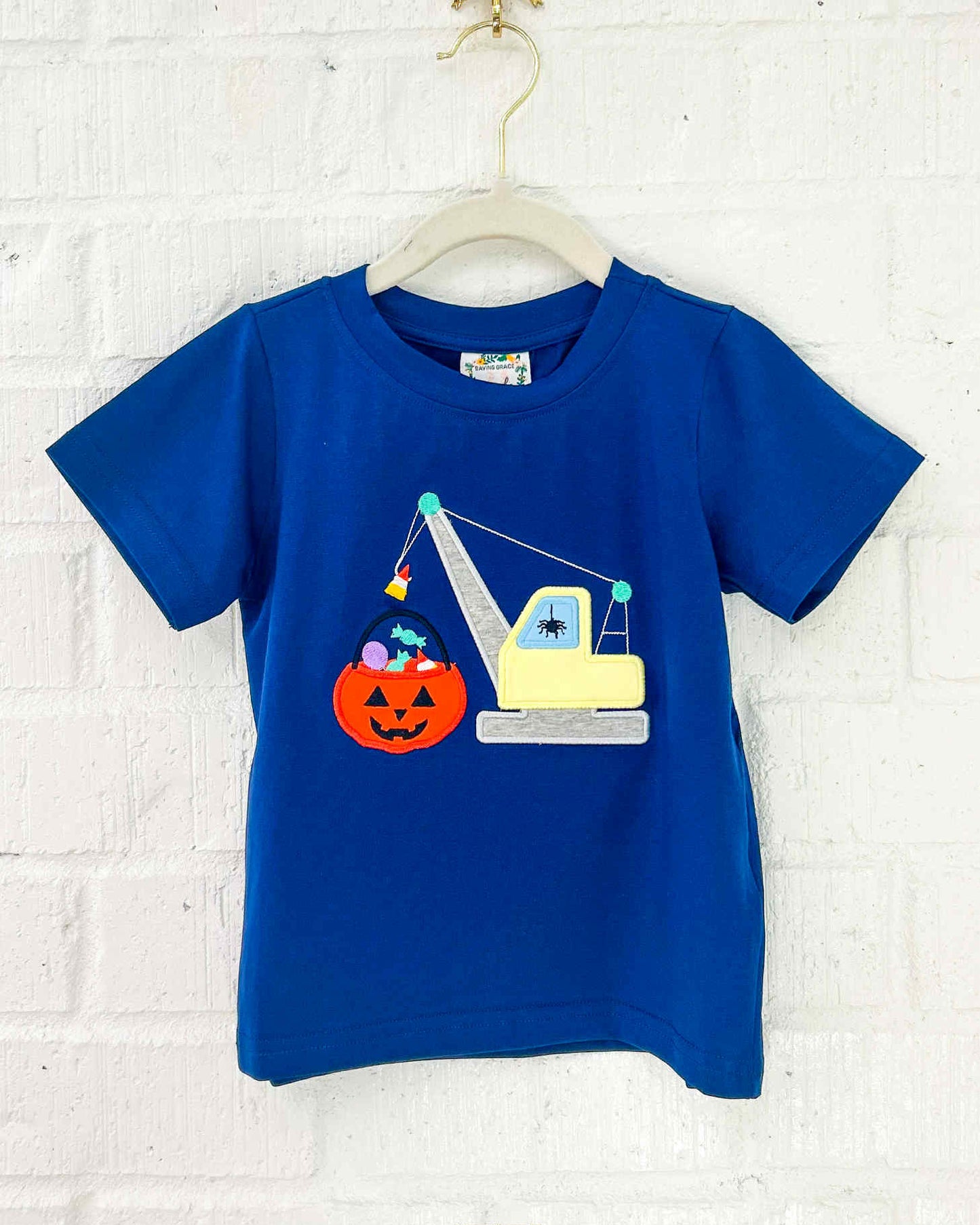 BOY HALLOWEEN TEES CRANE SHIRT