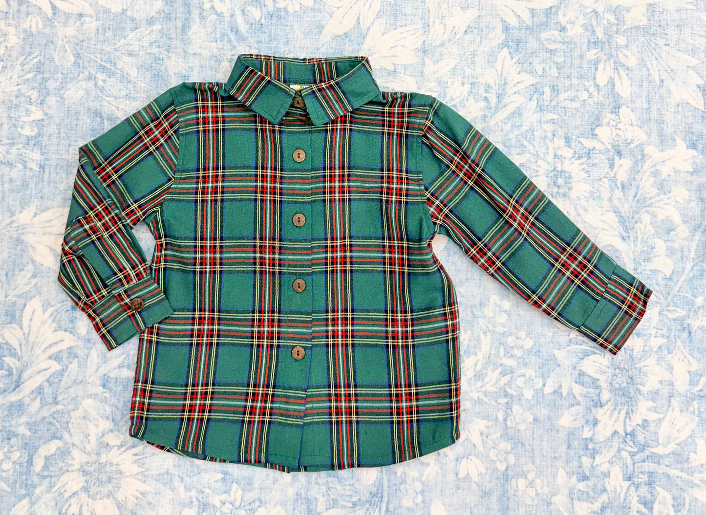 SILENT NIGHT BOY BUTTON UP