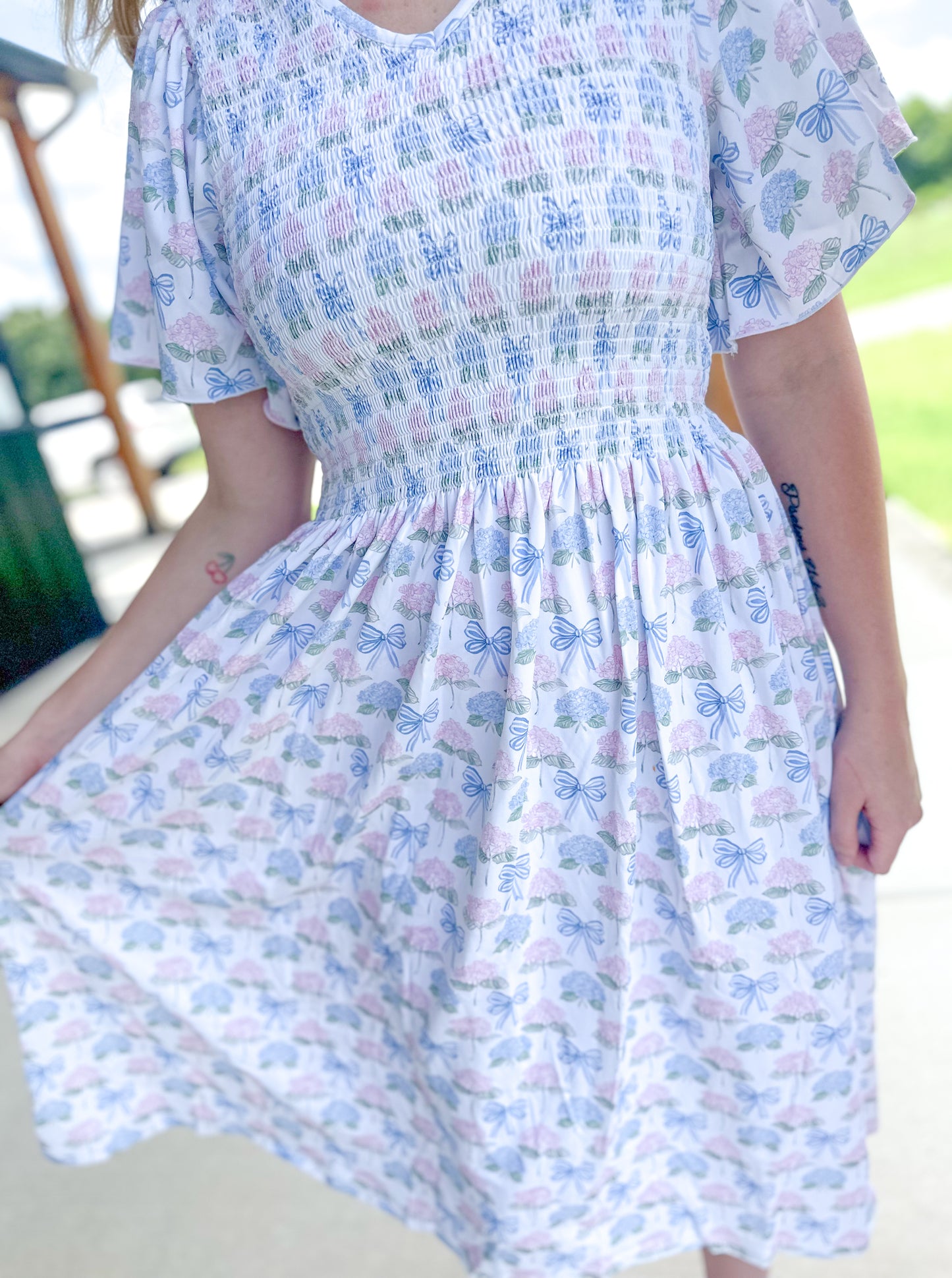 ADULT KRISTIN FLORAL DRESS
