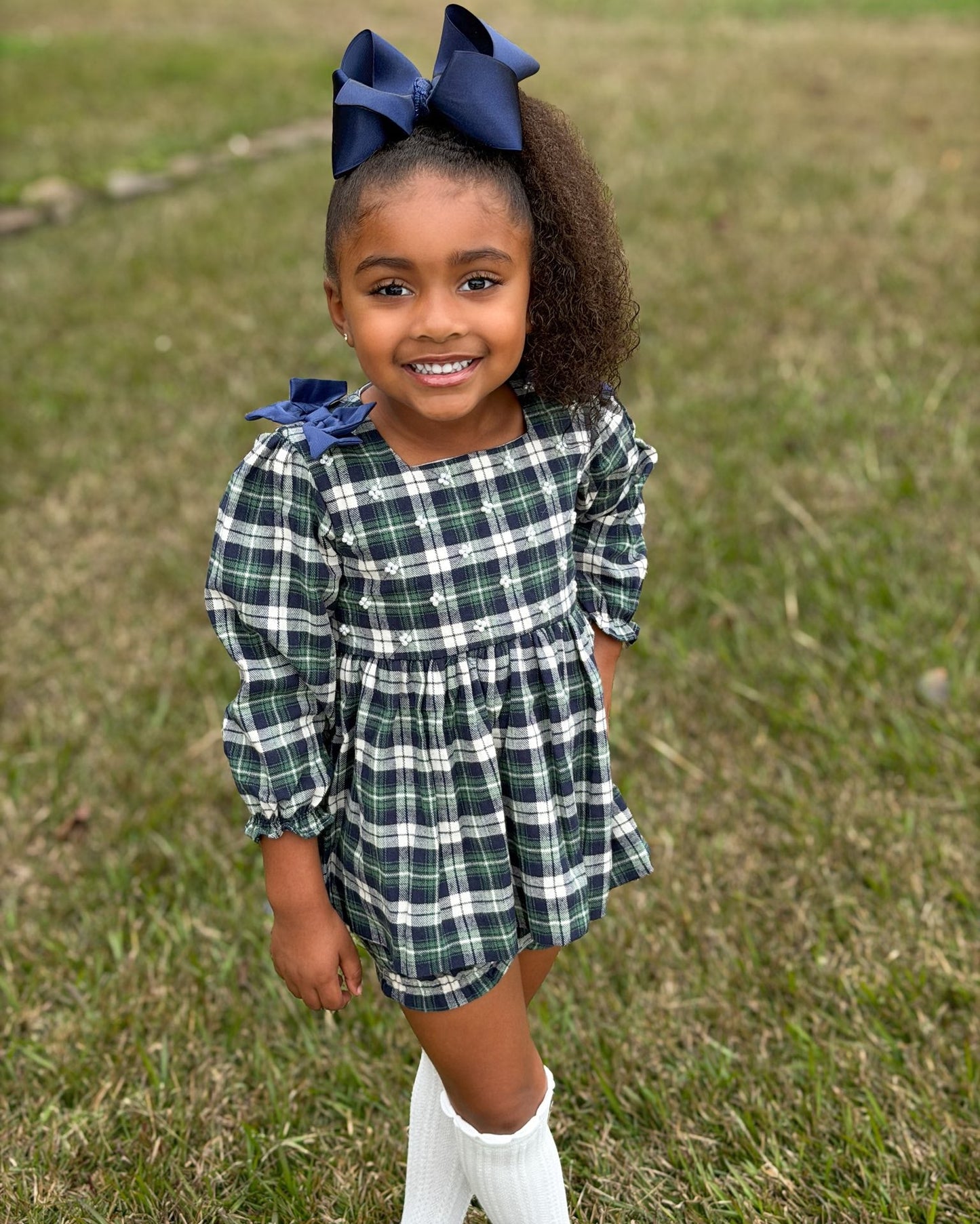 CLASSIC PLAID BLOOMER SET