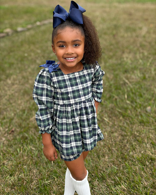 CLASSIC PLAID BLOOMER SET