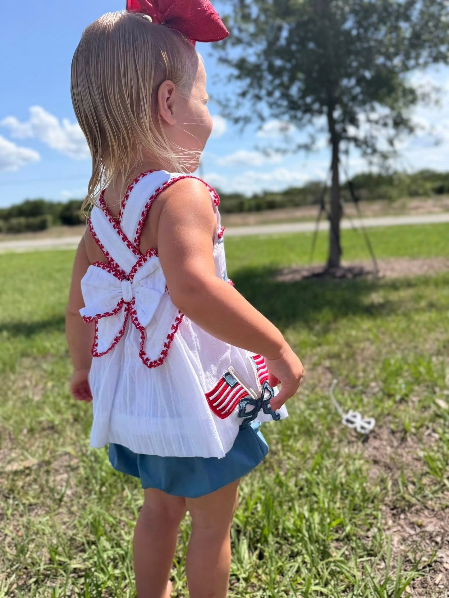 GIRLS AMERICAN CUTIES BLOOMER SET