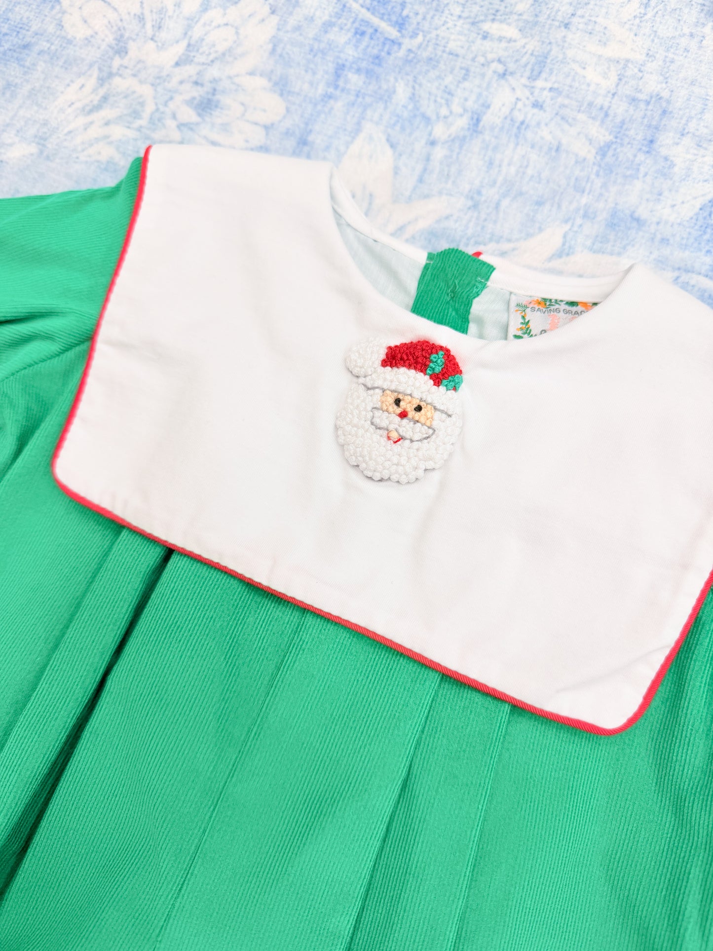 SANTA & CORDUROY BOY ROMPER