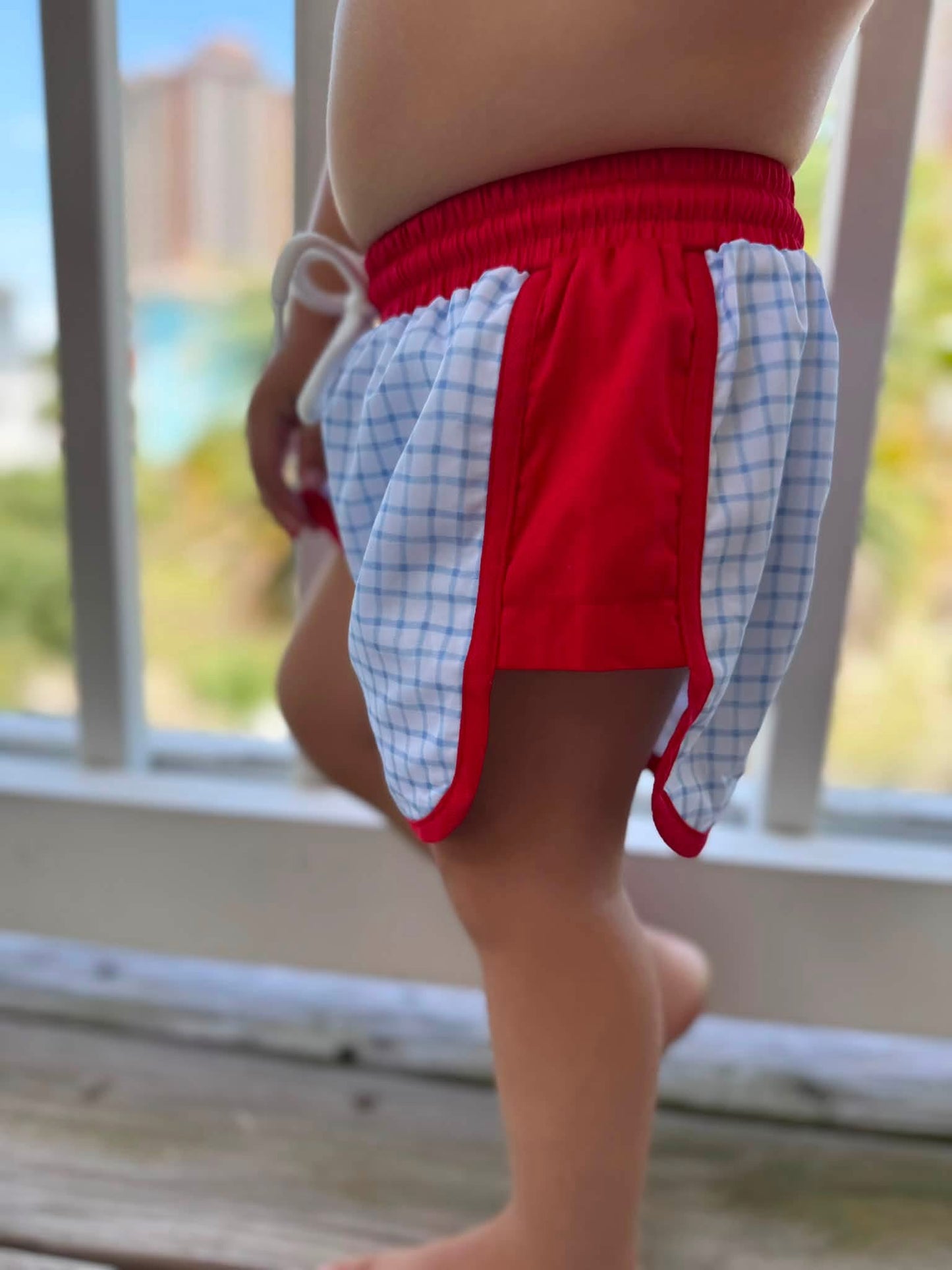 BOYS SWEET LAND OF LIBERTY SWIM TRUNKS