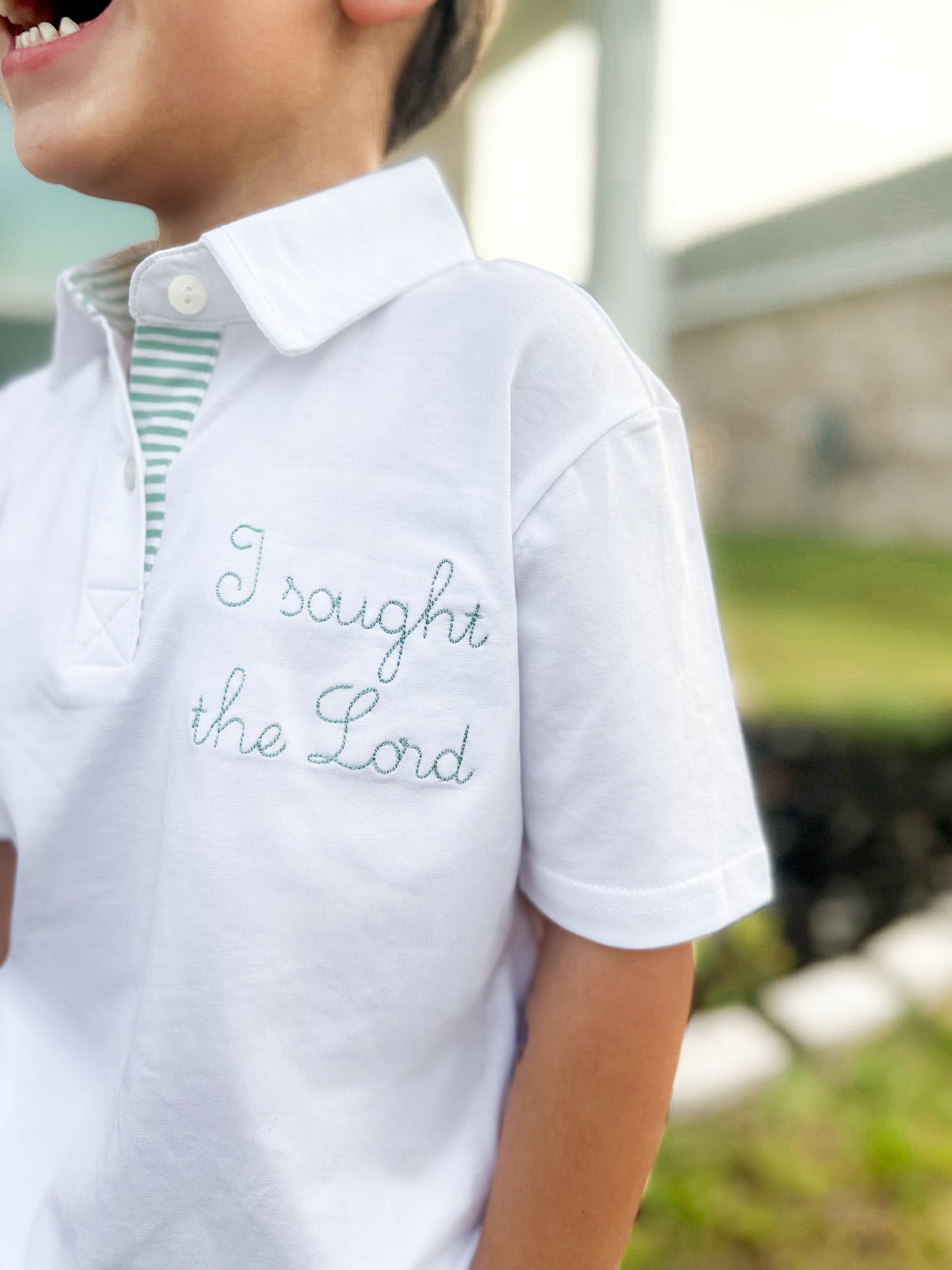 I SOUGHT THE LORD BOY SHORT SET