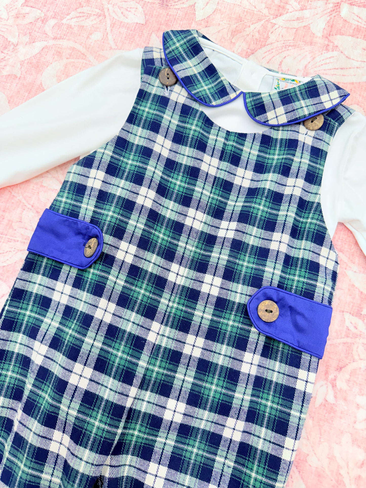 CLASSIC PLAID BOY LONGALL & UNDERSHIRT