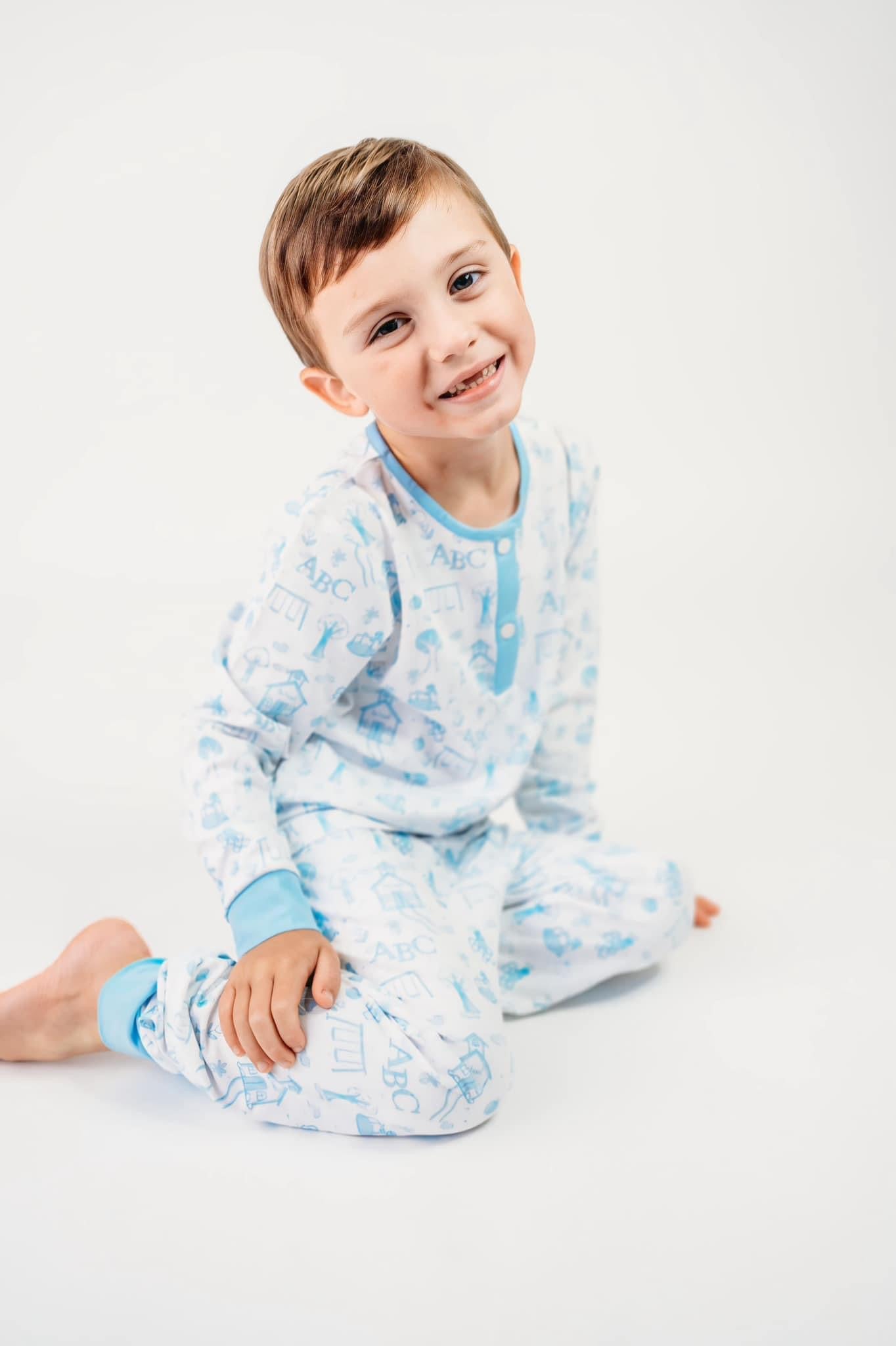 SCHOOLHOUSE TOILE BOY PJ SET