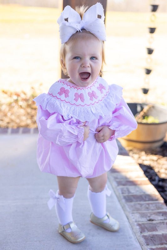 BOWS & PEARLS GIRL BUBBLE