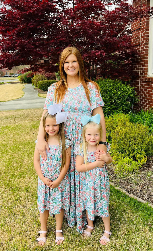 MILLIE’S MAMA AND ME FLORAL GIRL DRESS